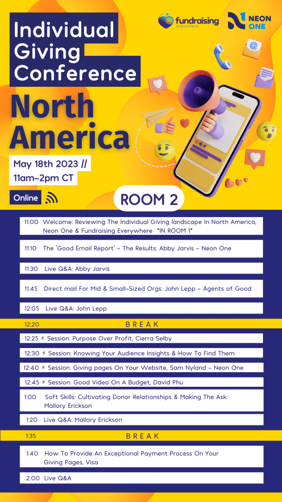 IG North America Schedule - Room 2