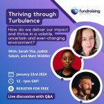 Thriving through turbulence: How do we deliver our impact and thrive in a volatile, uncertain and ever-changing environment?