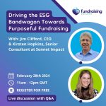 Driving the ESG bandwagon towards purposeful fundraising