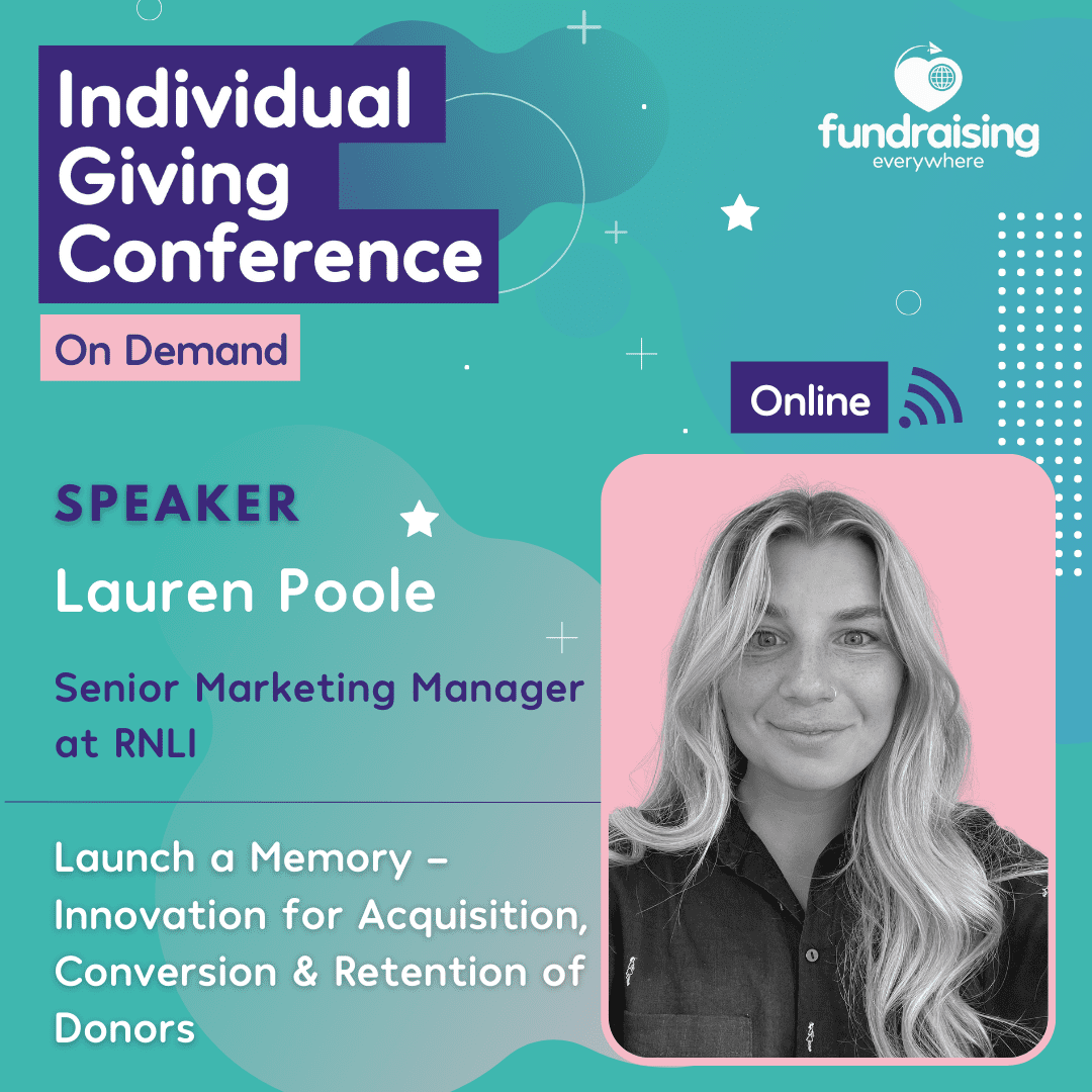 Launch a Memory - Innovation for Acquisition, Conversion and Retention of donors with Lauren Poole