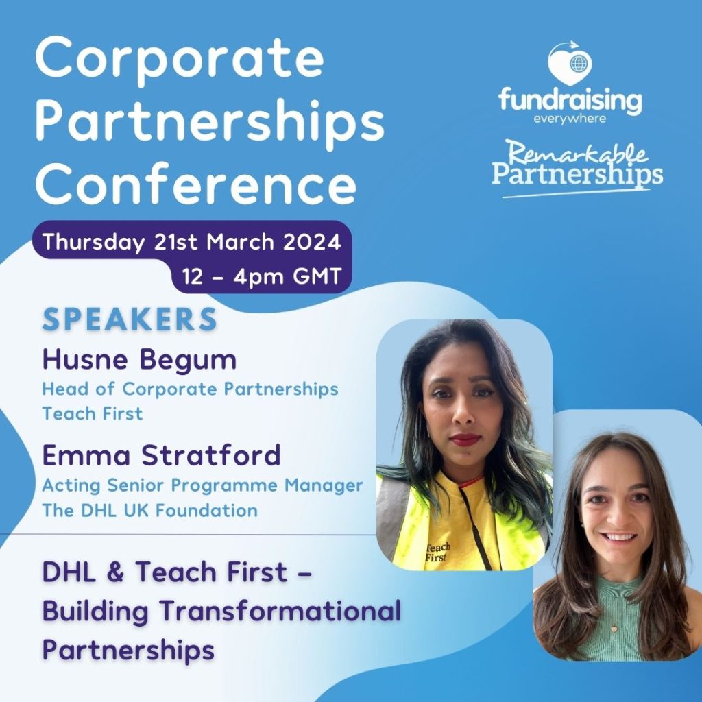 DHL and Teach First - building transformational partnerships with Husne Begum & Emma Stratford