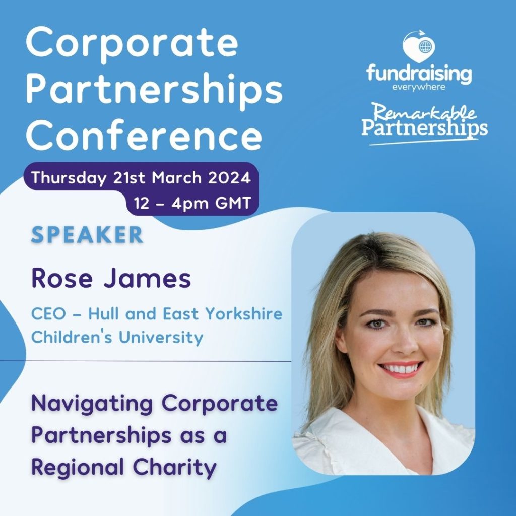 Navigating Corporate Partnerships as a Regional Charity with Rose James
