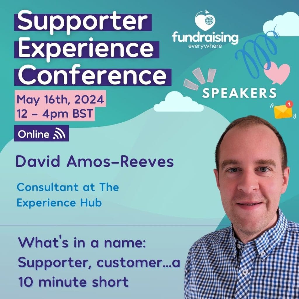What's in a name: Supporter, customer... a 10 minute short with David Amos-Reeves