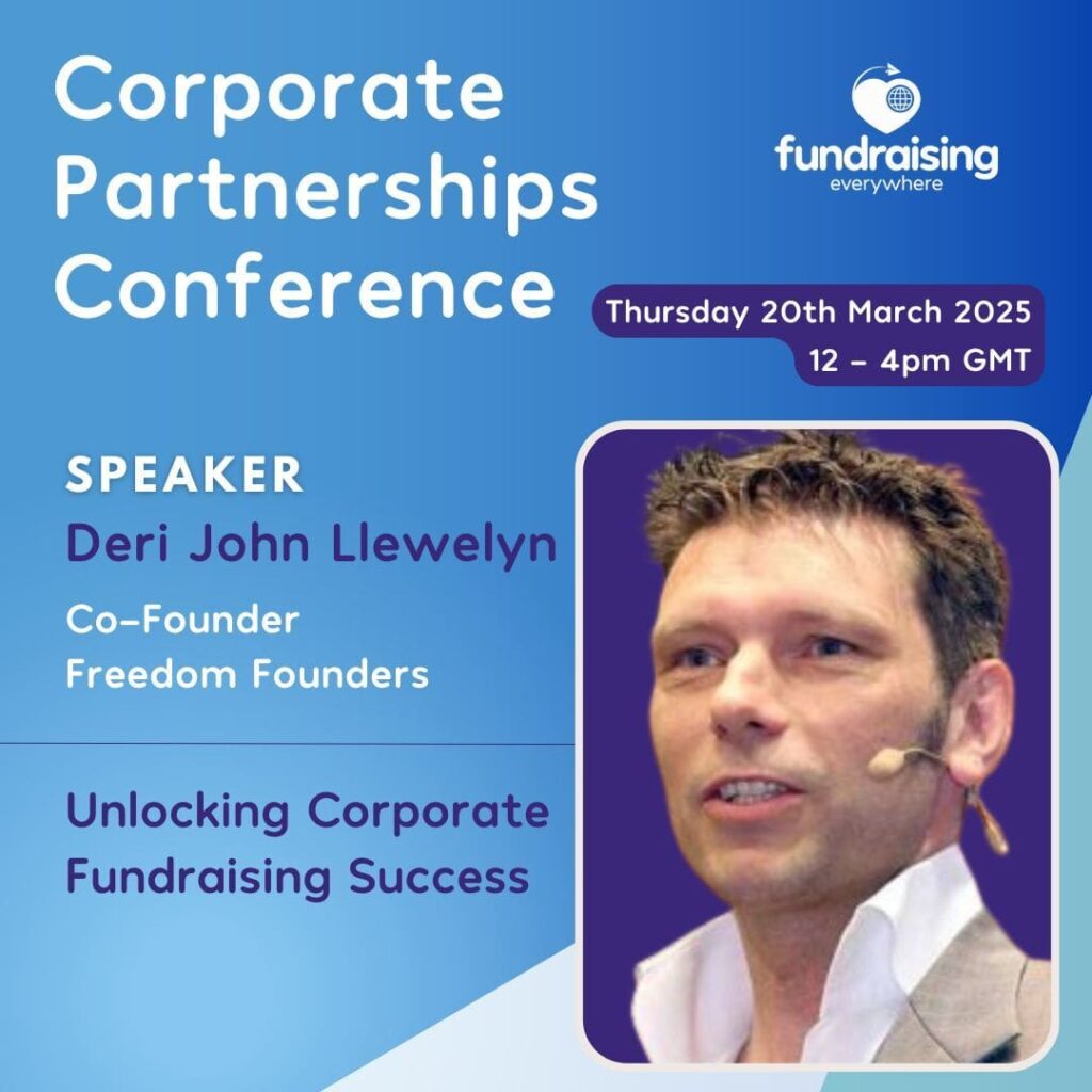 Remove term: Unlocking corporate fundraising success with Deri John Llewelyn Unlocking corporate fundraising success with Deri John Llewelyn
