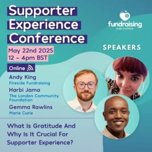 What is gratitude and why is it crucial for supporter experience?
