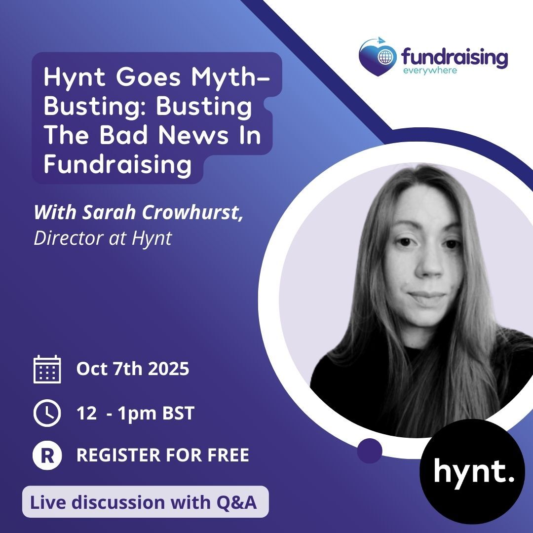 Hynt goes myth-busting: busting the bad news in fundraising
