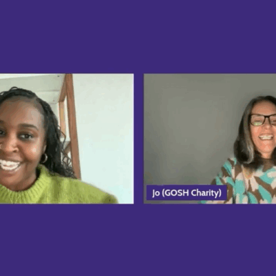 Screenshot from our code ready webinar, showing Cam St-Omer Donaldson and Jo Ann Alves