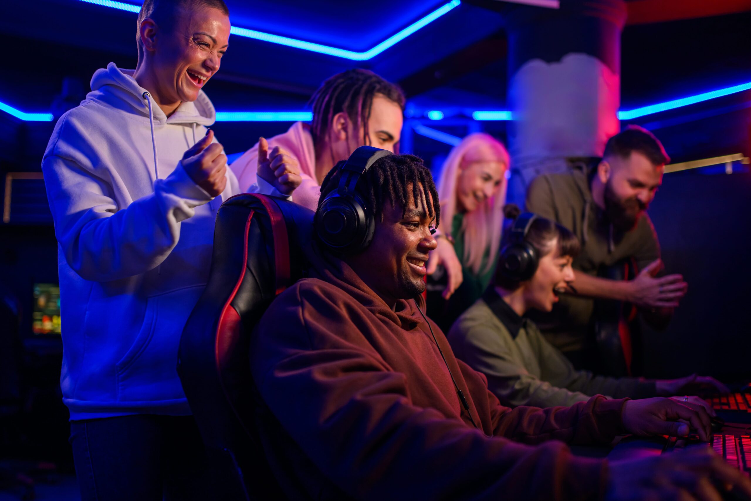 live streaming gamers for community fundraising