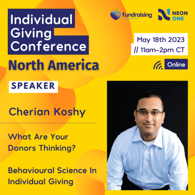 Cherian Koshy. Behavioural science in individual giving